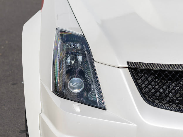 2009-2015 Cadillac CTS/CTS-V V2 SDP Carbon Fiber Headlight  Internal Housings Bezels